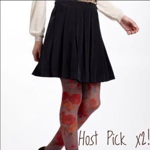 🌸2xHP🎉 NWOT Anthropologie Black Pleated Skirt